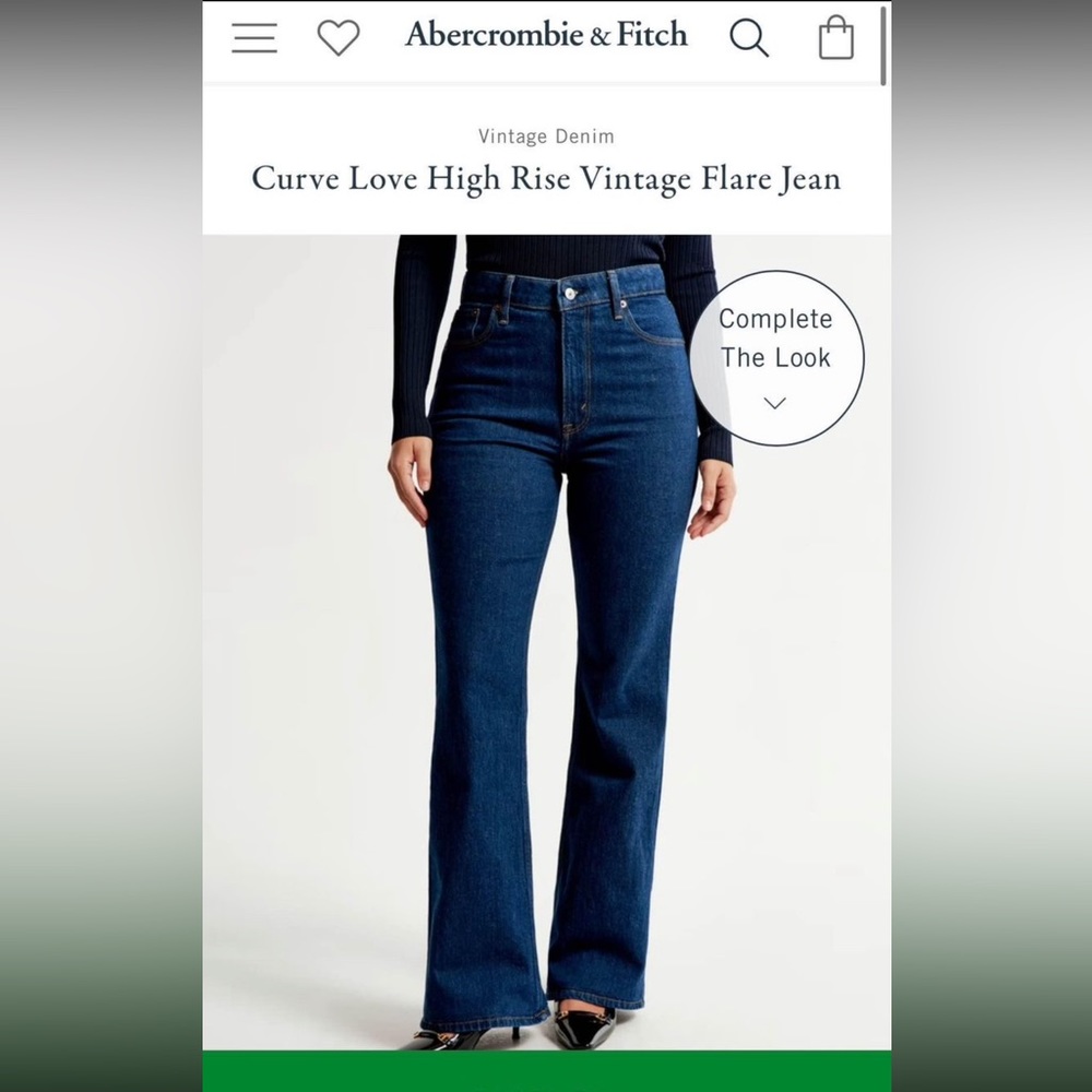 Abercrombie Flare Jeans size 26 New with tags